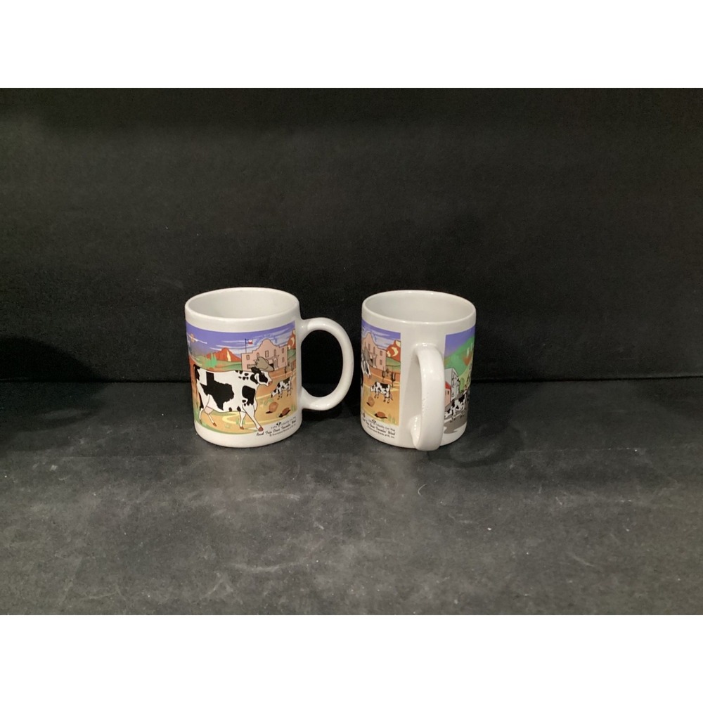 2 Sherwood Brands Road‎ Trip Cows Travelin' West 1999 Collectible Cow Mugs